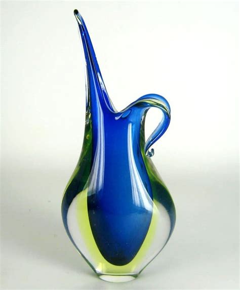 Seguso Murano Glas Vase Flavio Poli Design Sommerso Venetian Glass Vase 24cm Glas Murano Glas