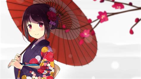 Images Of Cute Anime Girl Holding Umbrella