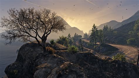 Wallpaper GTA 5, GTA V, Grand Theft Auto, game, country, screenshot