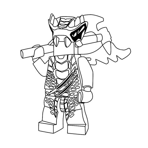 Lego Ninjago Kleurplaat Slang / Create Your Own Lego Coloring Pages for