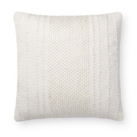 Magnolia Home By Joanna Gaines Jewel Square Throw Pillow In Ivory Bed