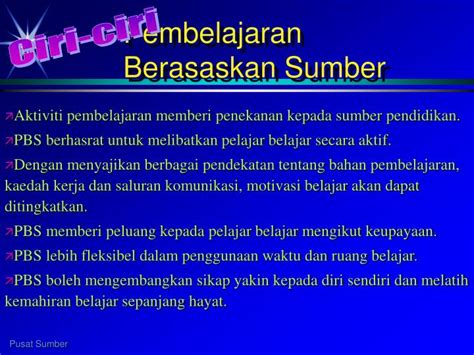 Pembelajaran akan berjalan dengan lancar, menarik dan berkesan sekiranya guru menggunakan pelbagai kaedah yang bersesuaian dengan isi pelajaran dan kemahiran yang akan dicapai oleh murid. KPS3014 - PENGURUSAN PEMBELAJARAN: TOPIK 7: PENGURUSAN SUMBER