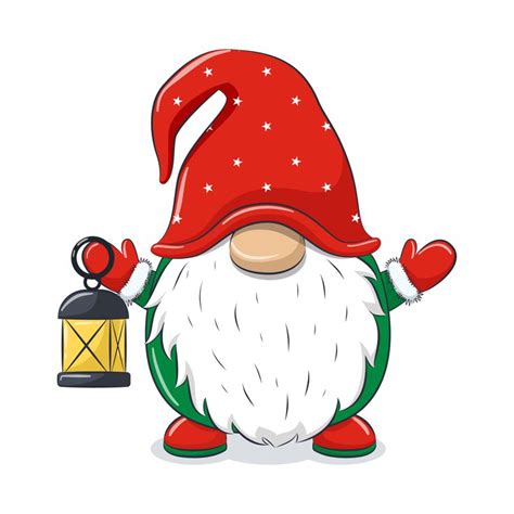 Christmas Gnome Clipart Eps Png Jpeg Nordic Gnome New Year Etsy In