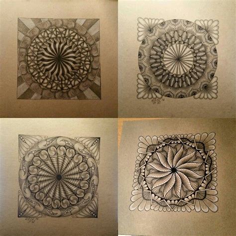See a recent post on tumblr from @killerspacequeen about zentangle. Mandalas | Zentangle, Doodles