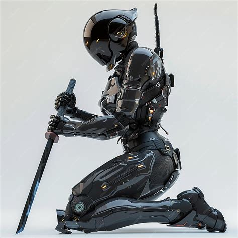 Premium Photo | The Warrior of the Future A Glimpse into Advanced