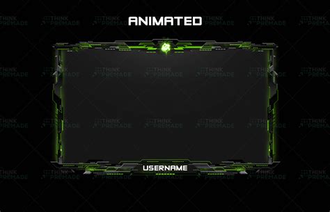 Create Animated Overlay Twitch Webcam Overlay And Stream Overlay By