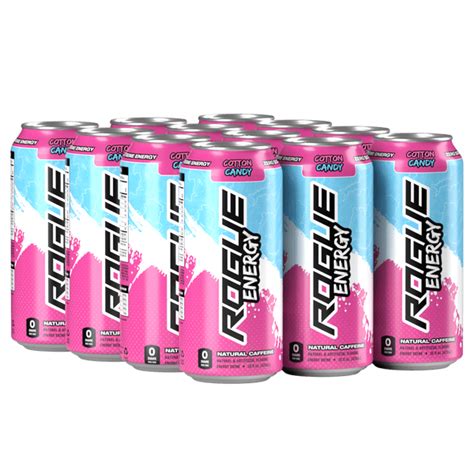 Rogue Energy Cans Cotton Candy 12 Pack