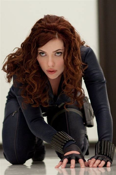 Scarlett Johansson Red Hair Iron Man