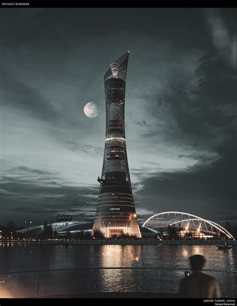 Aspire Tower Doha Qatar 3d Artist Ramees Muhammed Hum3d