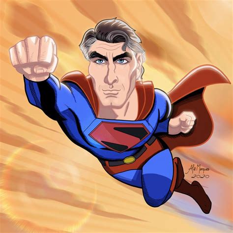 Superman Brandonjrouth Caricature Caricature Brandon Routh