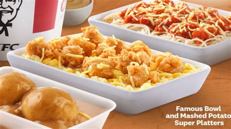 Your Favorite Kfc Fix Ins Now Come In Super Platters Booky