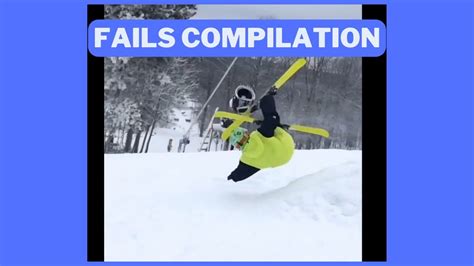 Ski Fails Compilation Trynotlaugh Youtube