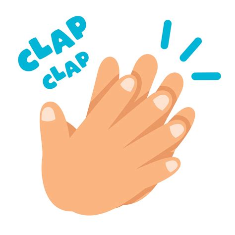 Cartoon Concept Of Clapping Hands 2538679 Vector Art At Vecteezy