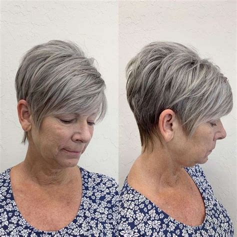 Great Short Hairstyles For Grey Hair