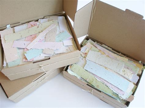 Box Of Small Paper Pieces For Torn Paper Artists Torn Paper Etsy