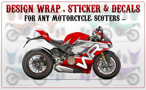 Sticker Design For Motorcycle Motorcycle Wrap Decal And Vinyl Sticker