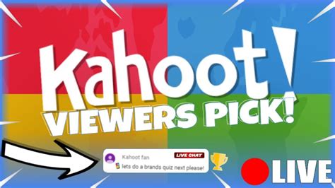 🔴live🔴 Playing Kahoot Viewers Pick The Quizzes We Play Road To 2700 Subs Join To