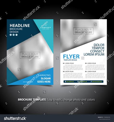 Elegant Brochure Design 스톡 벡터로열티 프리 1278450376 Shutterstock