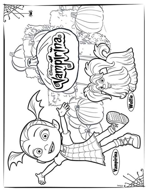 Vampirina Coloring Pages At Getcolorings Com Free Printable Colorings Pages To Print And Color