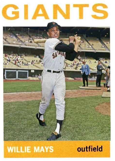 1964 Topps Willie Mays Willie Mays Baseball Cards Major League