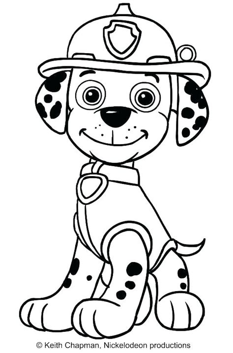 Paw Patrol Characters Coloring Pages At Getdrawings Free Download
