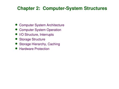 Ppt Chapter 2 Computer System Structures Powerpoint Presentation