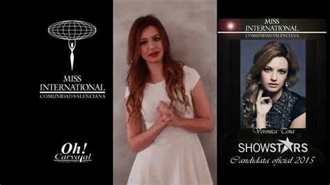 Miss International Comunidad Valenciana Showstars Model 2015 Youtube