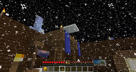 Meanwhile In Survival Snapshot 17w15a Floating Snow On Banners R