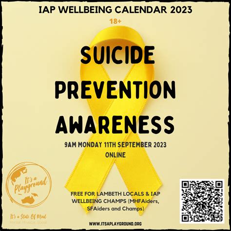 Suicide Prevention Awareness Iasp