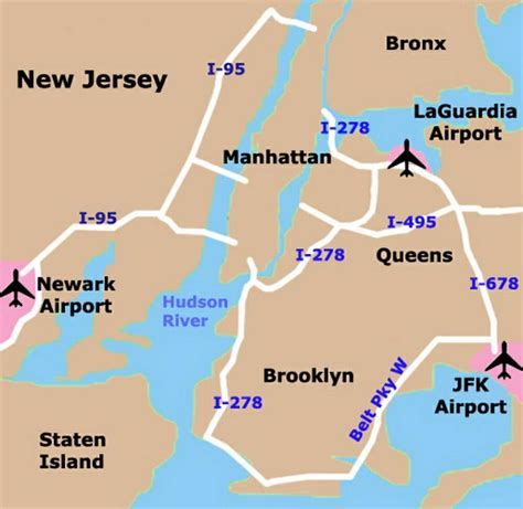 Lista 91 Foto Mapa De Nueva York Con Nombres Lleno