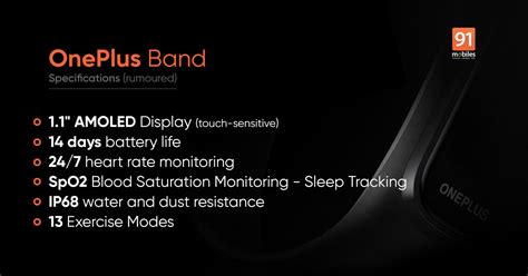 The dimensions are quite similar to other fitness trackers on the market, measuring 40.4 x 17.6 x. OnePlus Band launch date, price in India tipped; will go ...