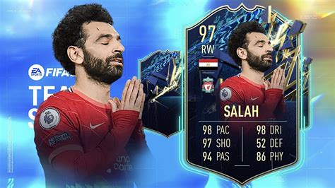 Fifa 22 Mohamed Salah 97 Tots Player Review I Fifa 22 Ultimate Team