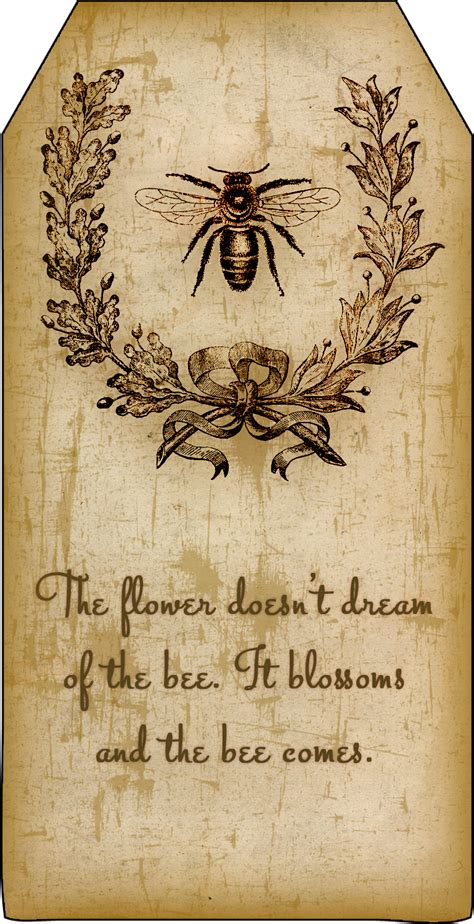 Free Vintage Bee Printables Printable Templates By Nora