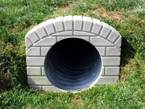 15 Inch Sandstone Culvert Pipe Cover For Residential Driveway Drainage