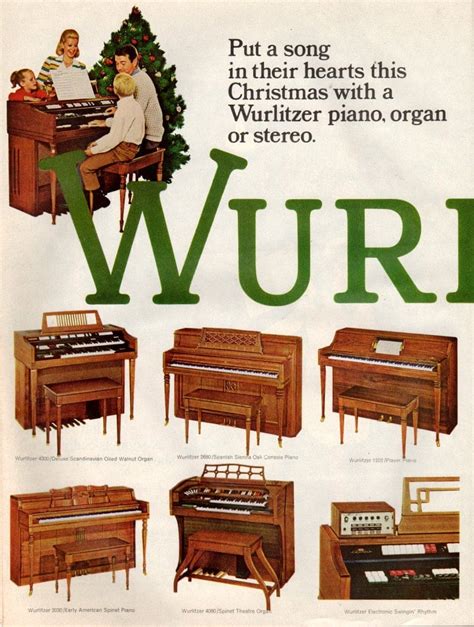 Wurlitzer Organ Models Catalog Biojes