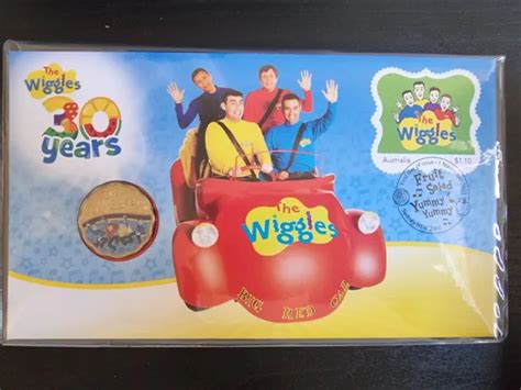 Australia 2021 30 Years Of The Wiggles Big Red Car Pnc With Ram 30c