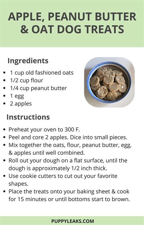 Quick And Easy Apple Peanut Butter And Oat Dog Treat Grain Of Sound