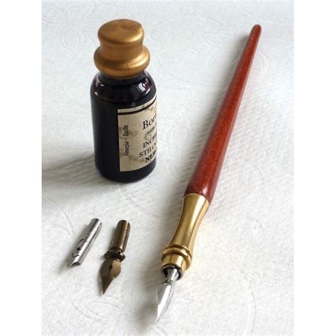 Buy Wood And Brass Calligraphy Pen Calligraphy Arts