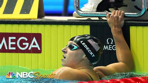 9,777 likes · 1,129 talking about this. Katie Ledecky rebounds in 800m free while recovering from ...