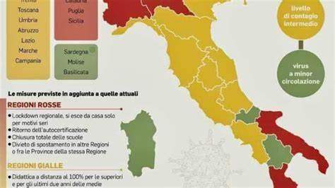 Chi rischia la zona arancione e quella rossa. Quali sono le regioni rosse, arancioni e gialle: cosa si ...