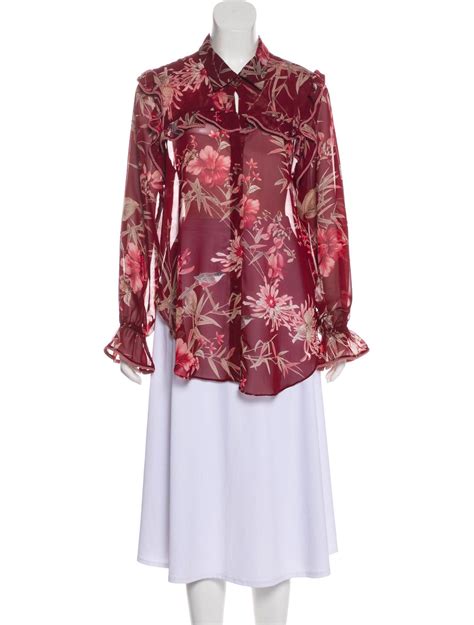 Misa Los Angeles Floral Long Sleeve Top W Tags Clothing Wmisa