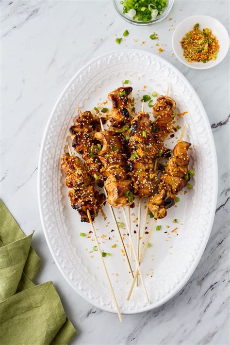 This is the best and easiest recipe you'll find online. Teriyaki Chicken Skewers in the Oven | A Communal Table
