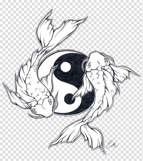 Yin Yang Symbol Fish