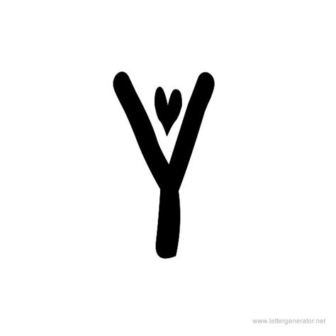 Yachelto start or to commence ; Heart Alphabet Gallery - Free Printable Alphabets | LETTER ...