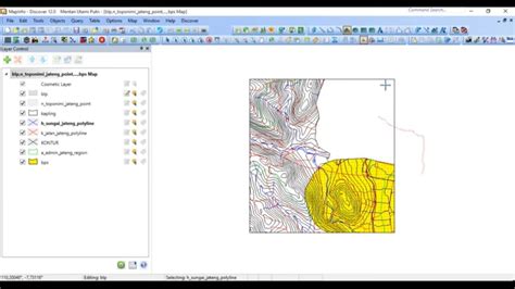 Tutorial Cara Buat Peta Topografi Geologi Penampang Sayatan Dan