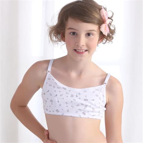 Louis Young Girl Bra Breathable Lycra Cotton Vest Design Wireless Young