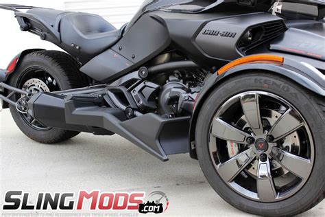 This is a factory original equipment accessory, not aftermarket. Can-Am Spyder F3 Floorboards