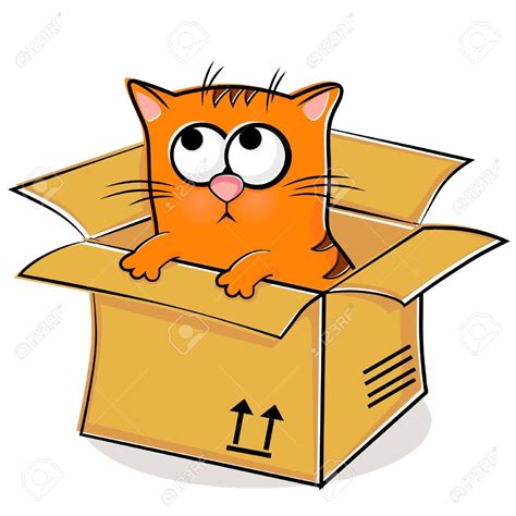 Cat In The Box Clipart Clipground