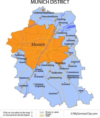 Munich is the capital city of the free state of bavaria. Munich District Offers All Things Bavarian