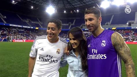 Lionel messi and sergio ramos have had remarkable success both personally and as part of the team since 2005, each symbolizing barca and madrid. Sergio Ramos made one young fan very happy with this gift after training - YouTube